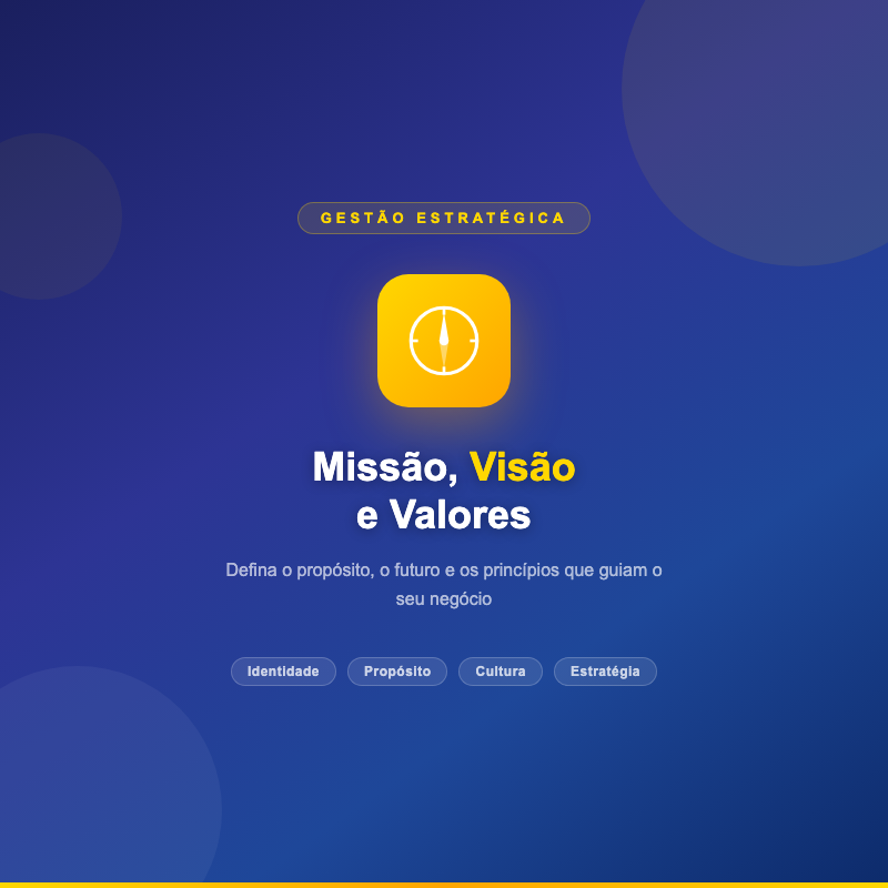 Missão, Visão e Valores